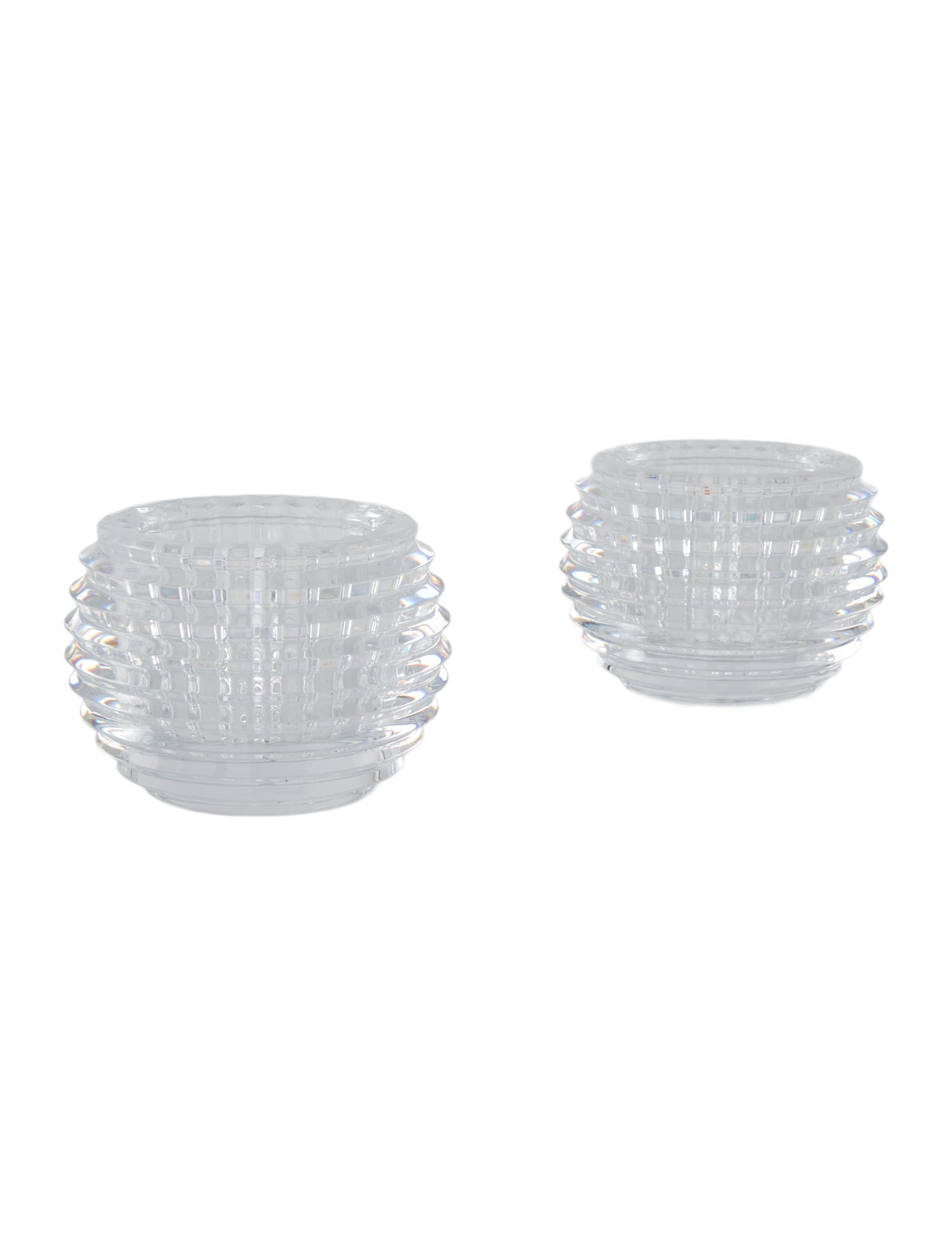 Baccarat Pair of Eye Votives
