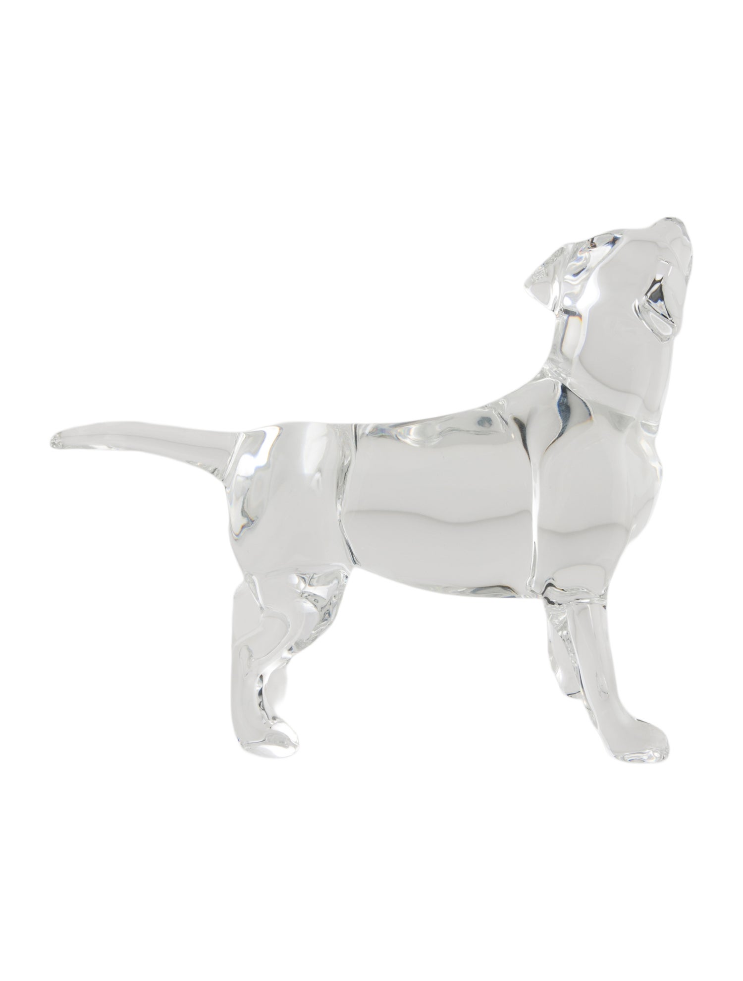 Baccarat Crystal Standing Labrador