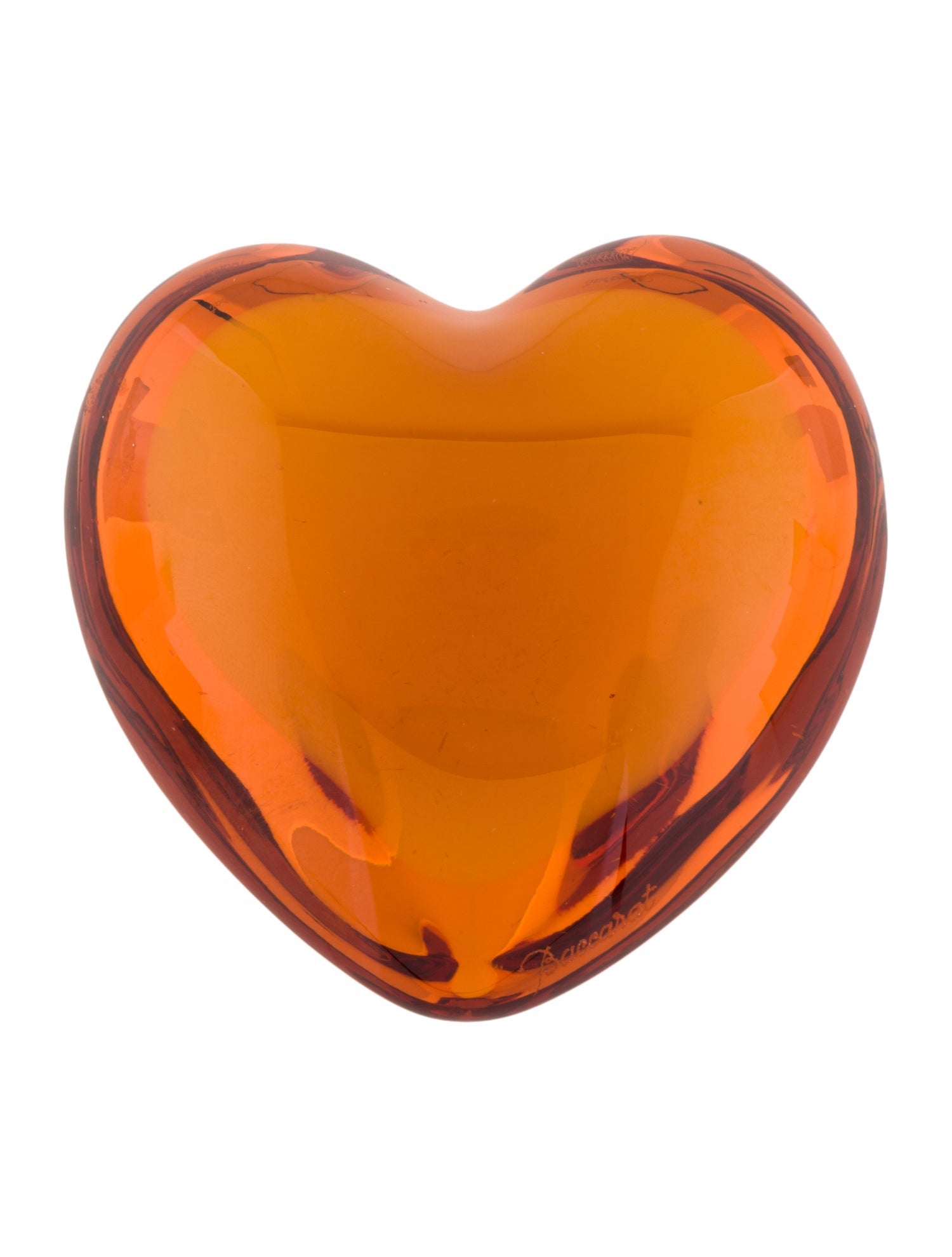 Baccarat Puffed Heart Paperweight