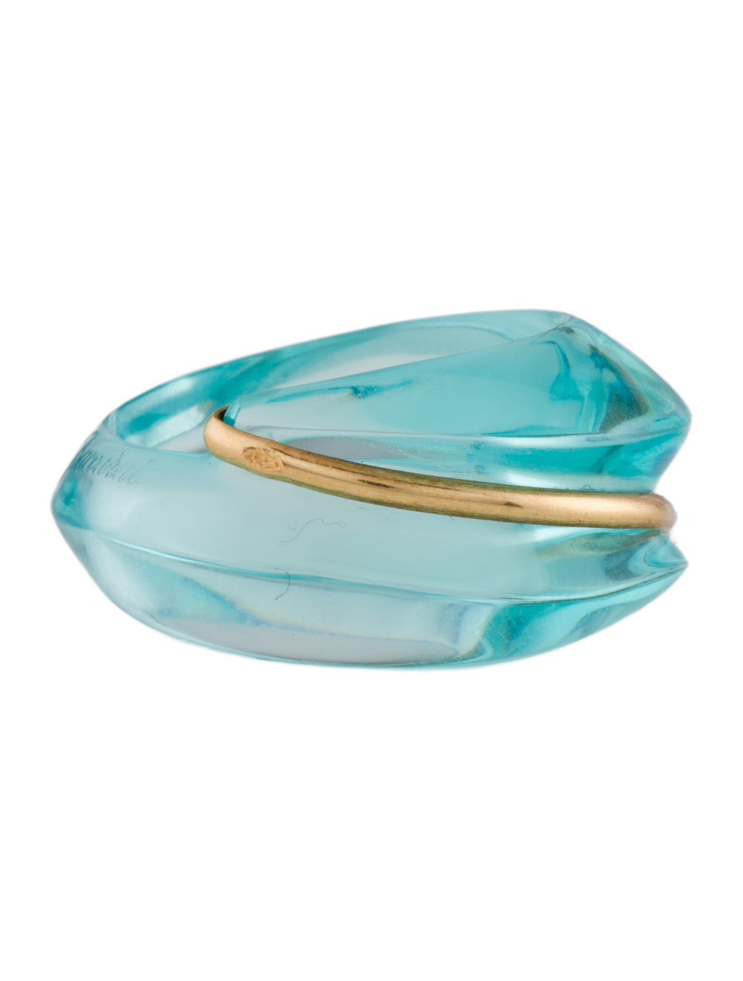 Baccarat 18K Crystal Coquillage Ring