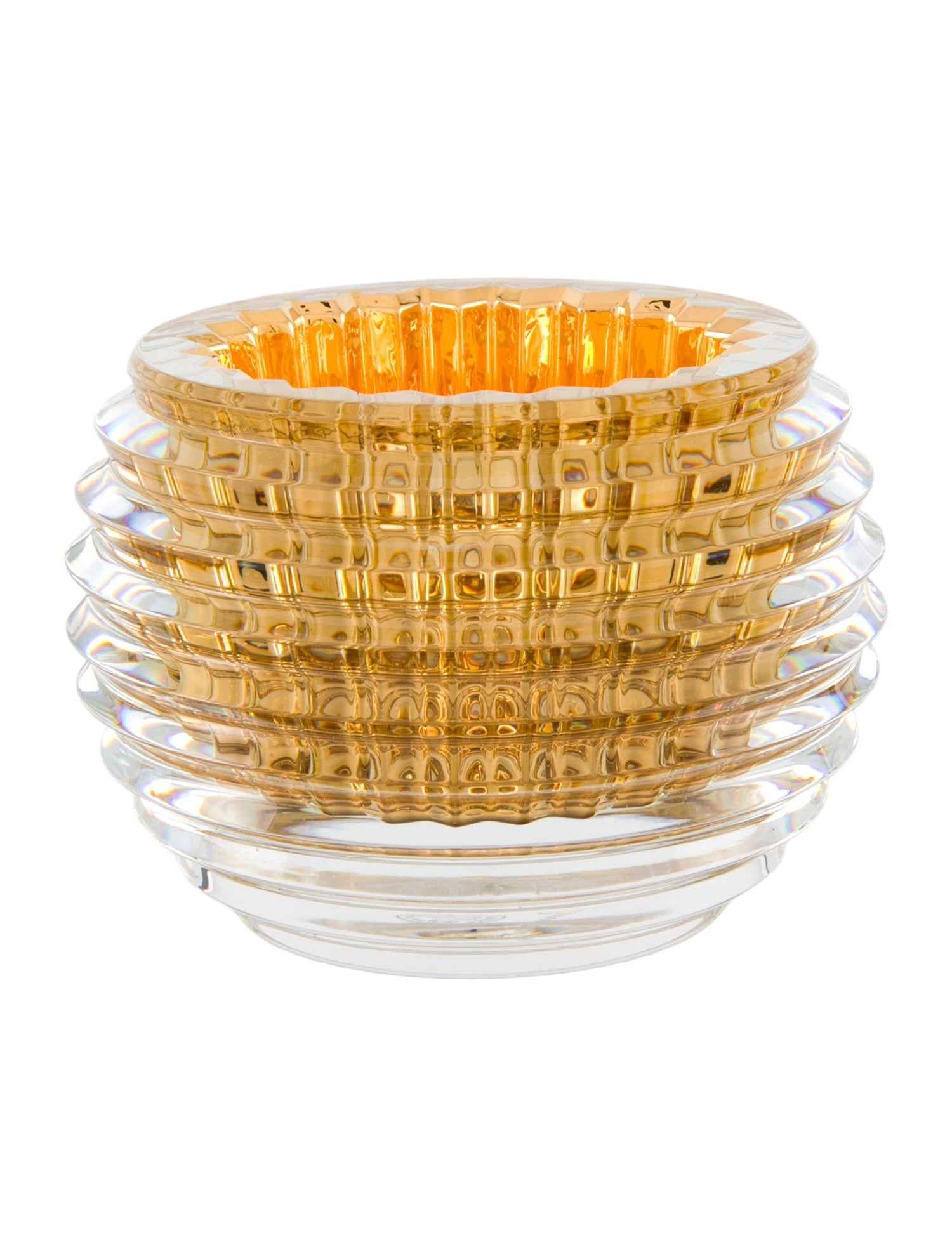 Baccarat Pair of Eye Votives w/ Tags