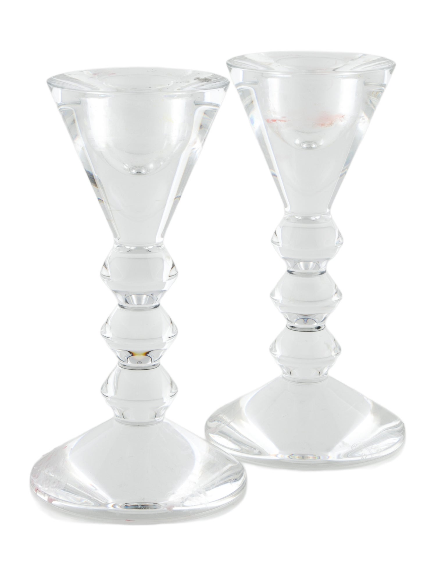 Baccarat Baccarat Set of 2 Candlestick Holders