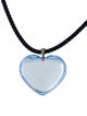 Baccarat Cord & Crystal Heart Pendant Necklace