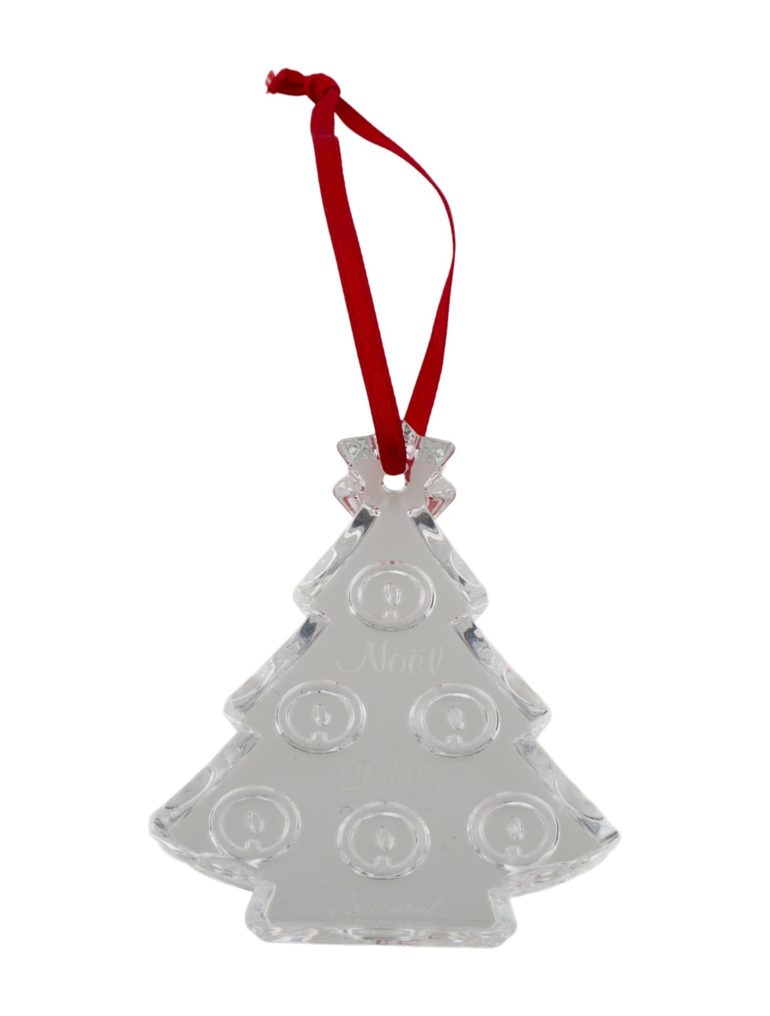 Baccarat Christmas TREE ORNAMENT
