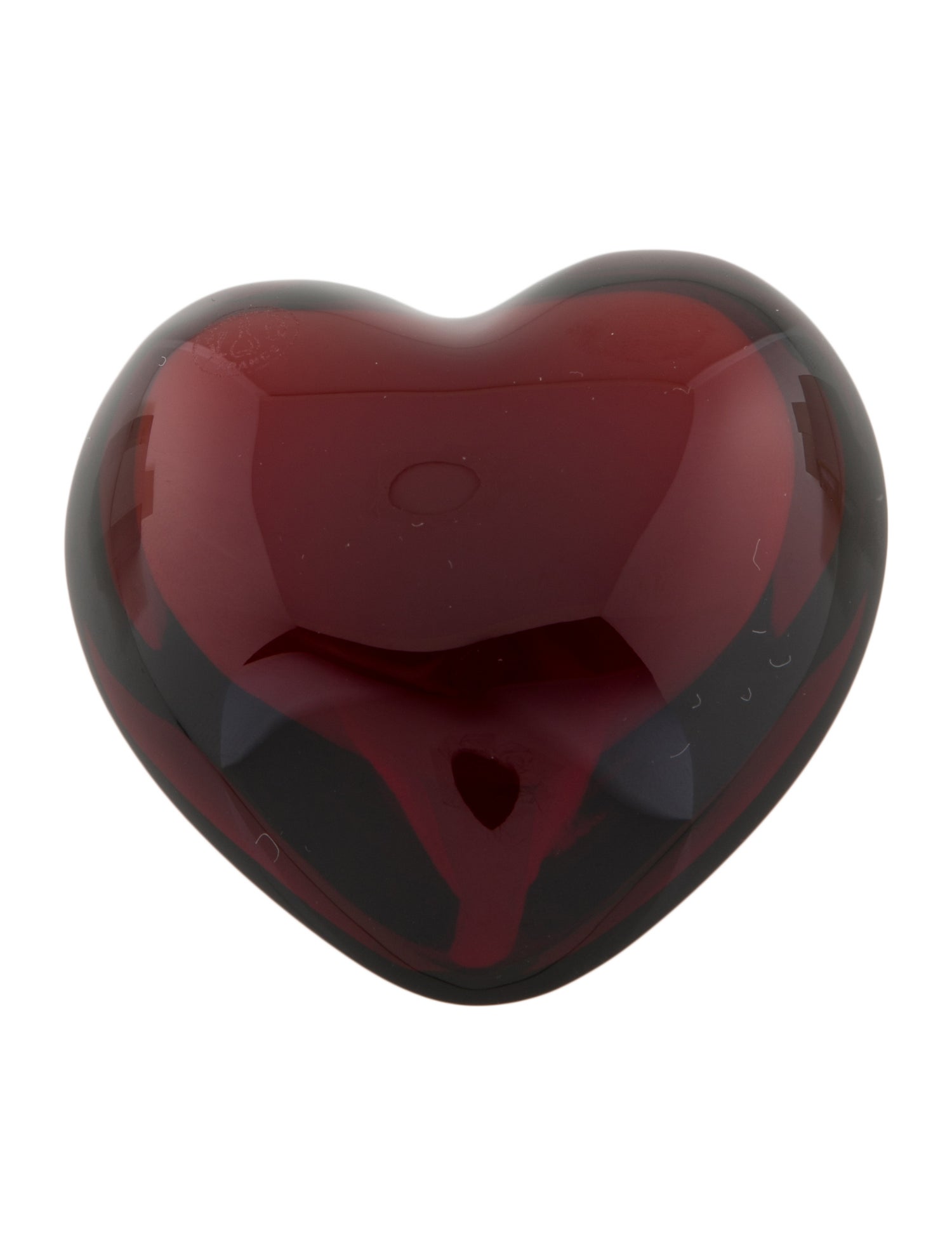 Baccarat Puffed Heart Paperweight