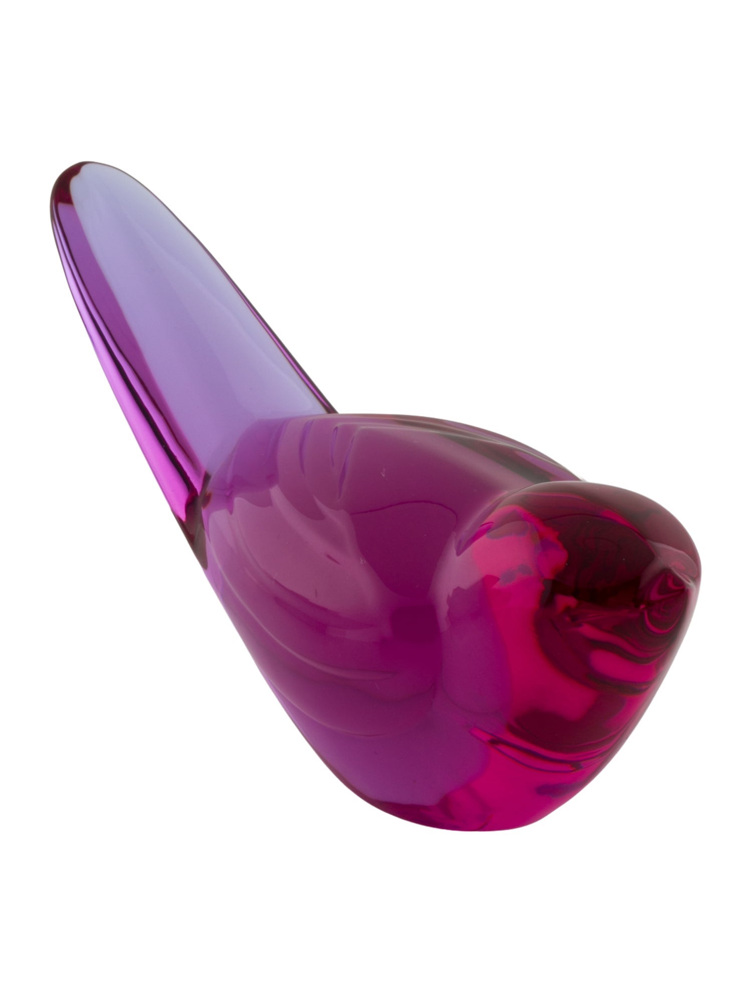 Baccarat Baccarat Purple Crystal Bird Figure