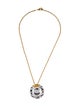 Baccarat Crystal Flower Pendant Necklace