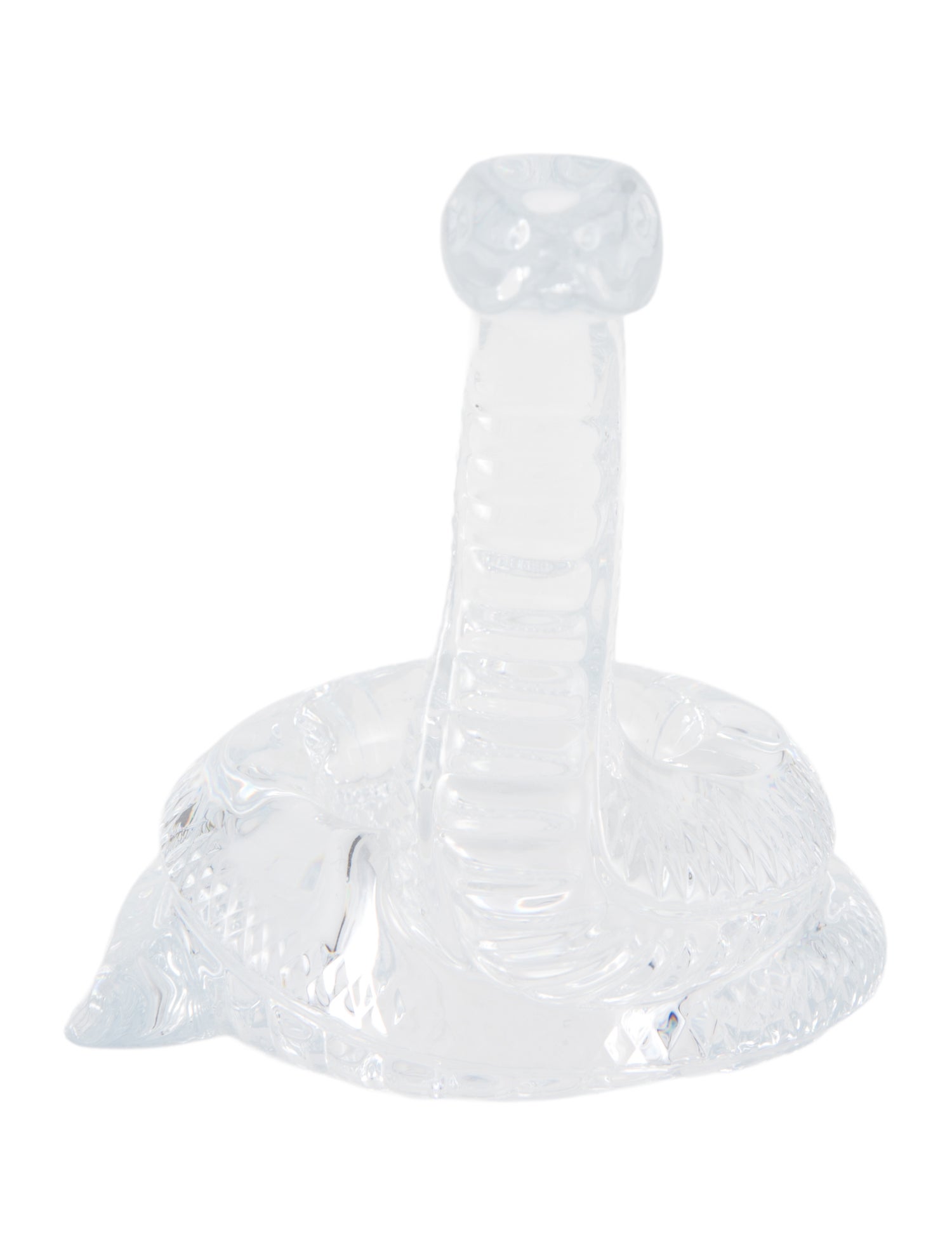 Baccarat Crystal Snake Figurine