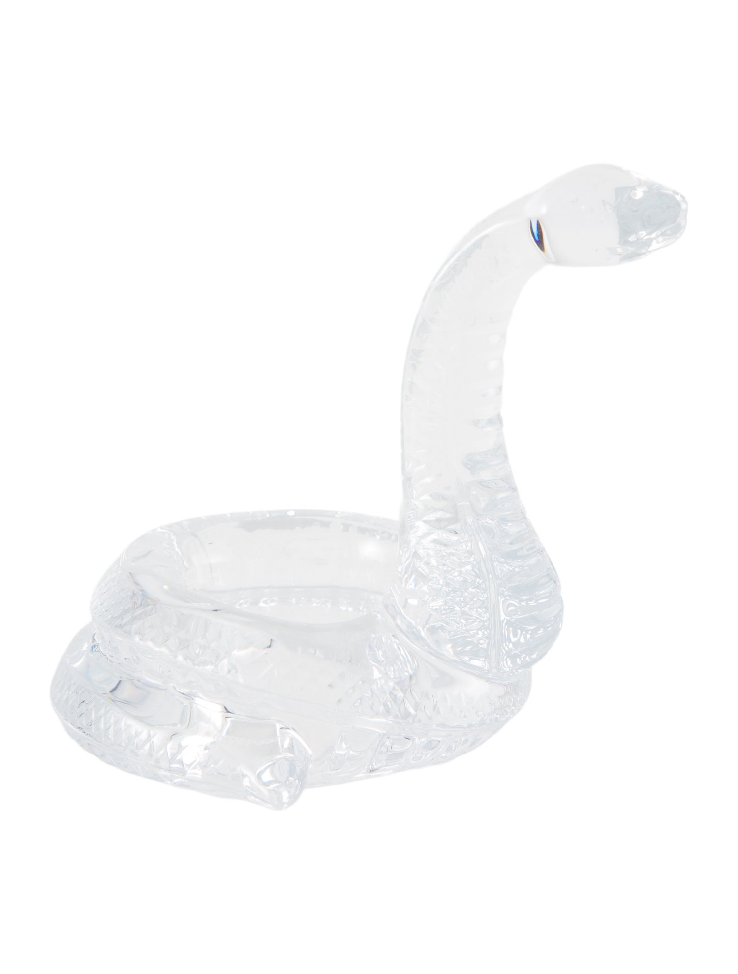 Baccarat Crystal Snake Figurine