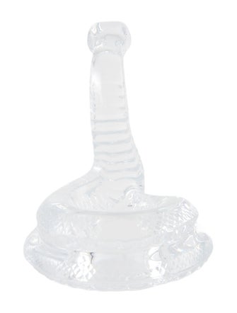 Baccarat Crystal Snake Figurine