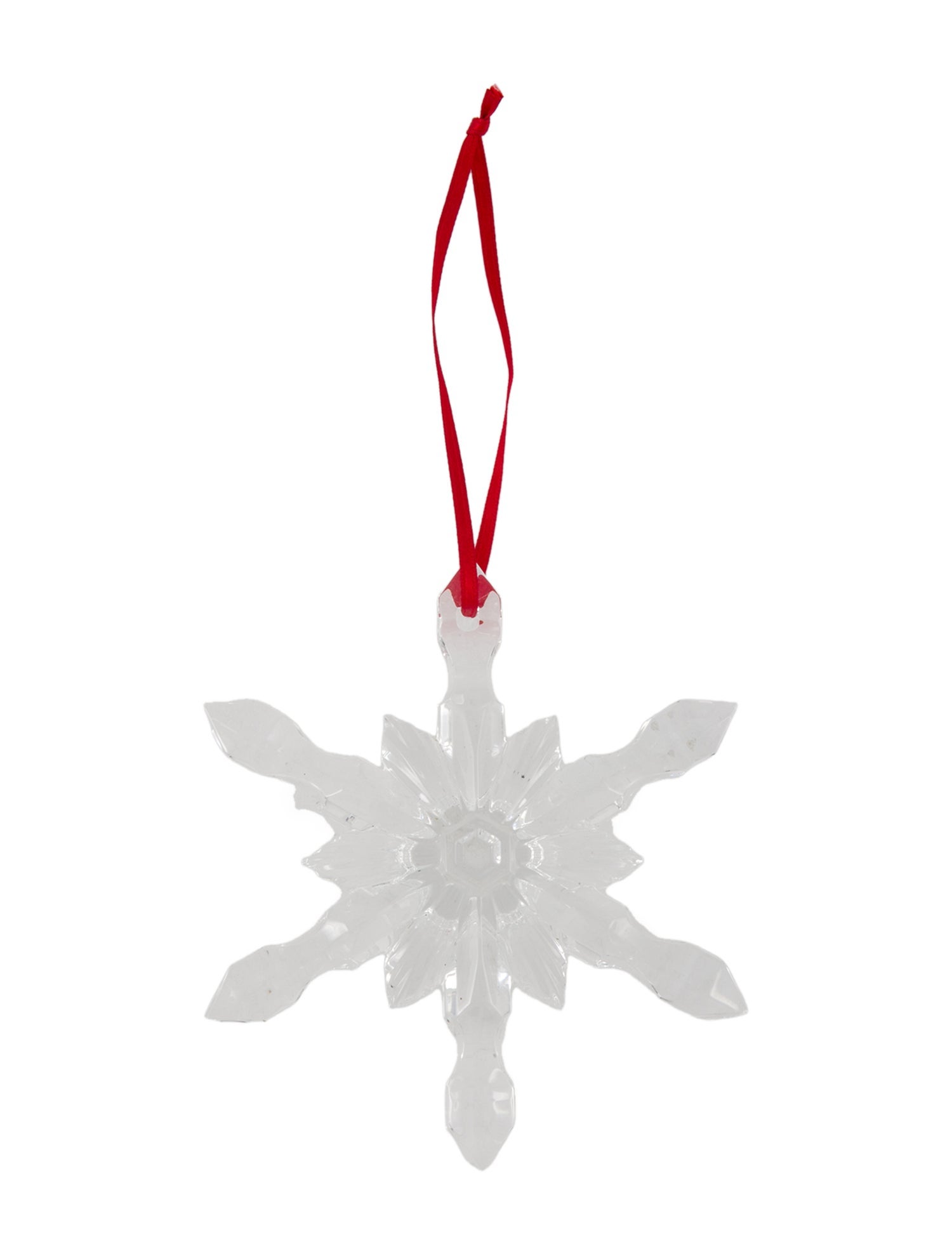 Baccarat Crystal Snowflake Ornament