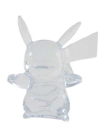 Baccarat x Pokemon Crystal Pikachu Figurine