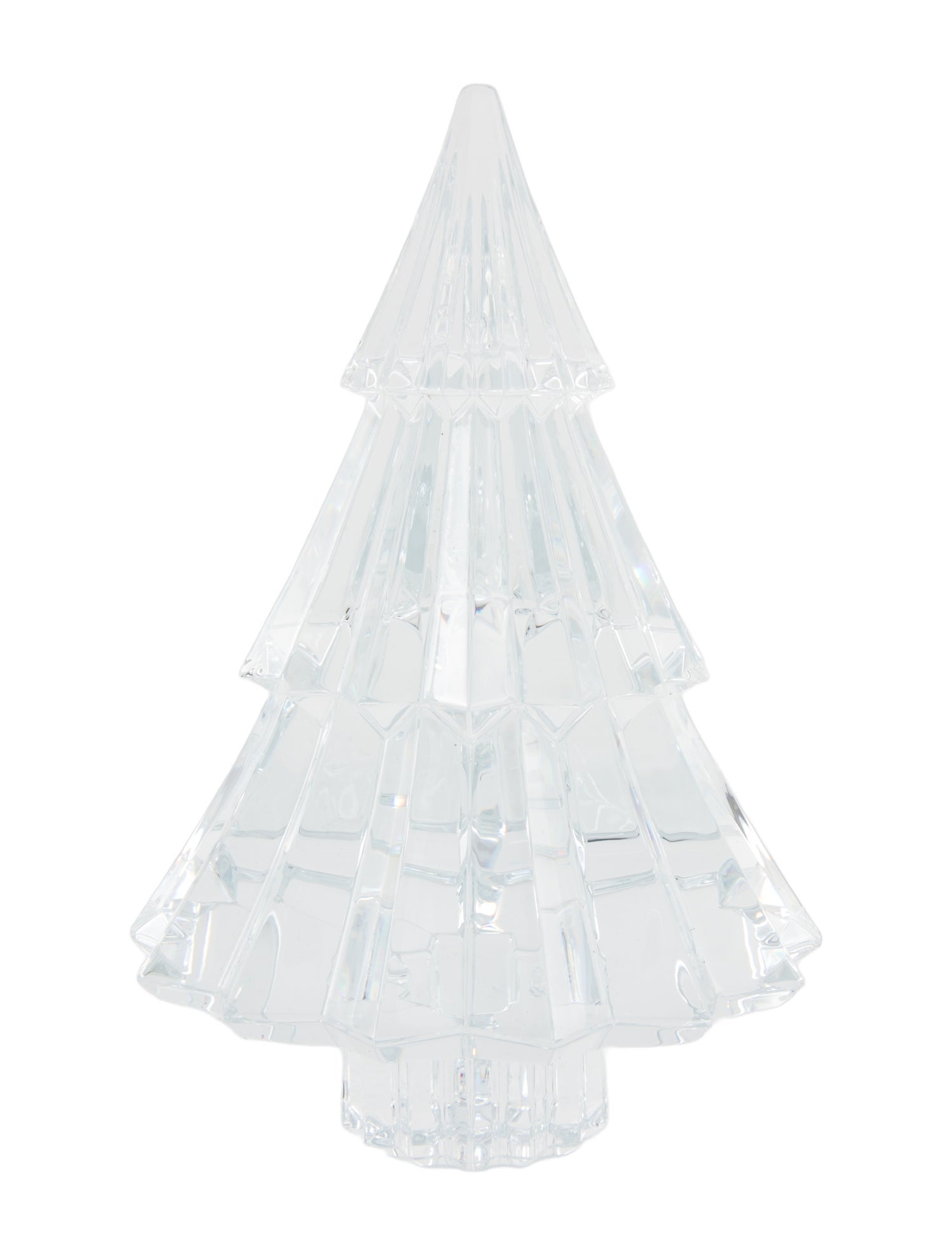 Baccarat Medium Noel Miln Fir Crystal Figurine