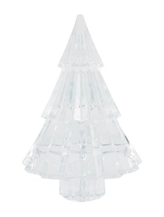 Baccarat Medium Noel Miln Fir Crystal Figurine