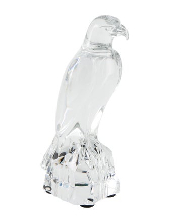 Baccarat Crystal Perched Eagle Figurine