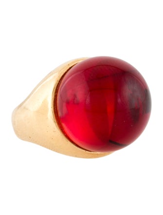 Baccarat 18K Crystal Cocktail Ring