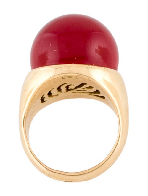 Baccarat 18K Crystal Cocktail Ring