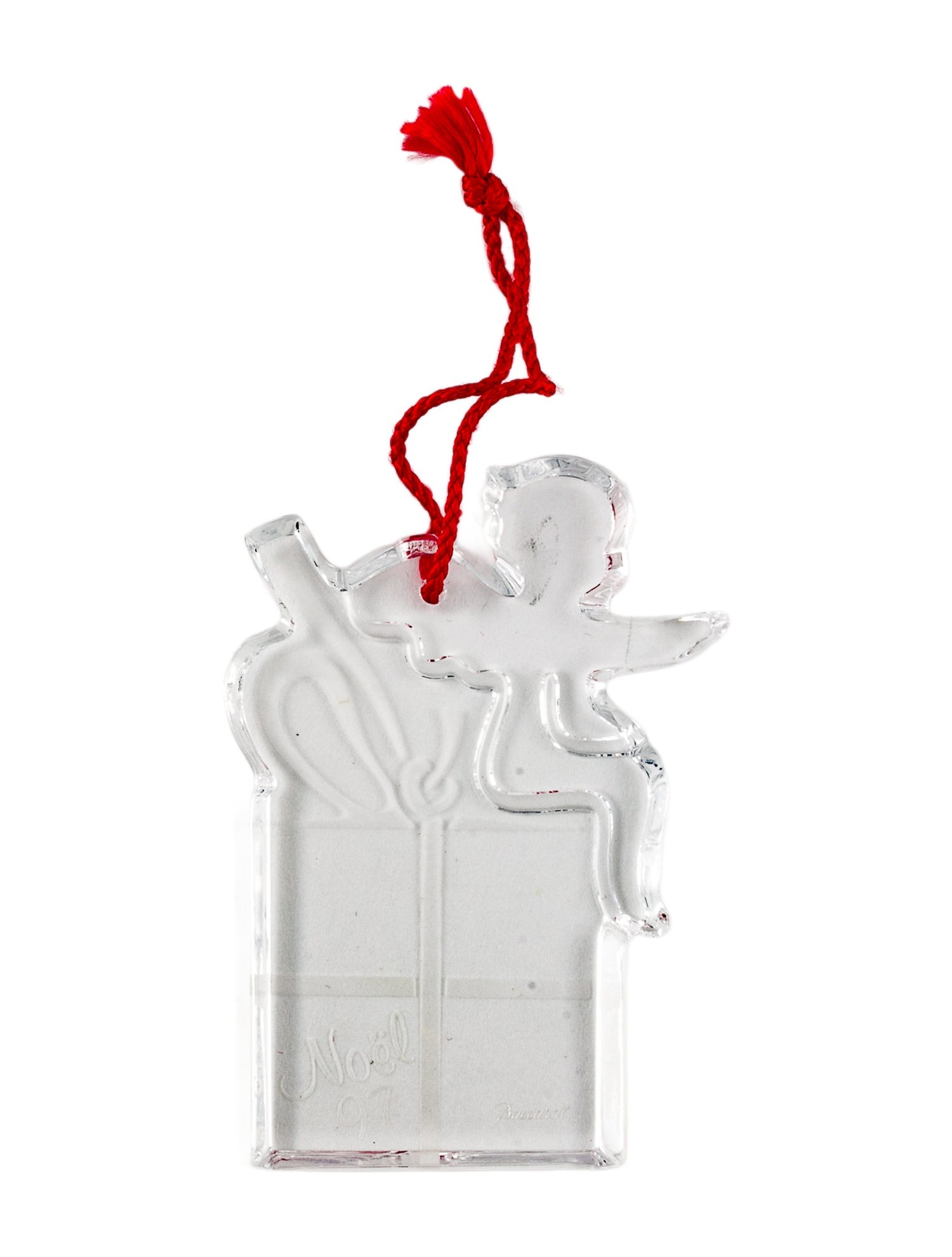 Baccarat Noël 1997 Annual Crystal Ornament