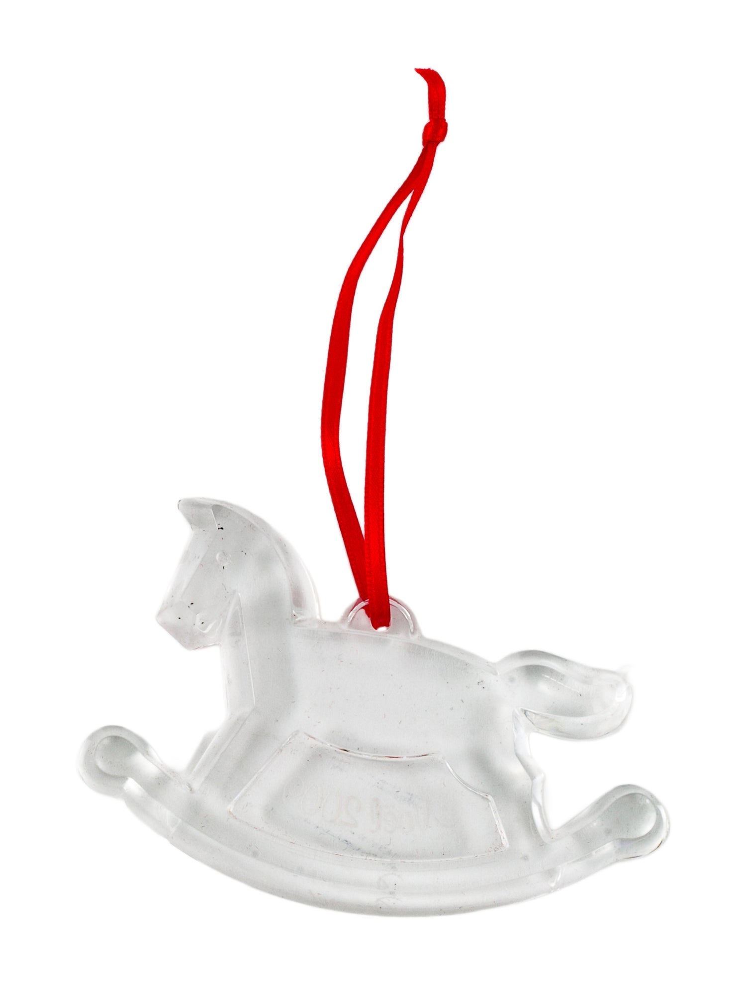 Baccarat Rocking Horse Noel 2009 Christmas Ornament