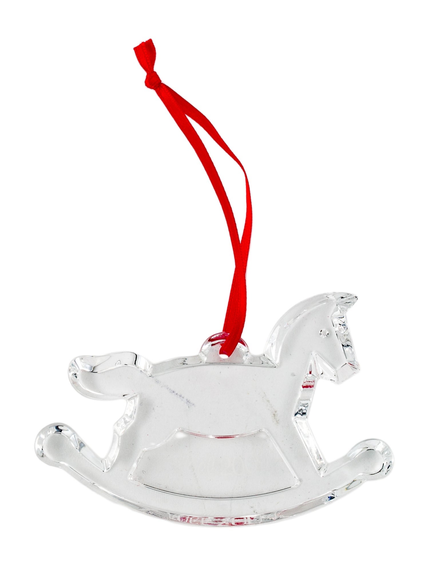 Baccarat Rocking Horse Noel 2009 Christmas Ornament