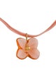 Baccarat 18K Crystal Hortensia Flower Pendant Necklace