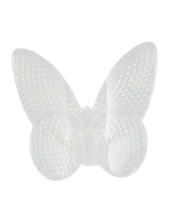 Baccarat Papillon Lucky Iridescent Butterfly Figurine