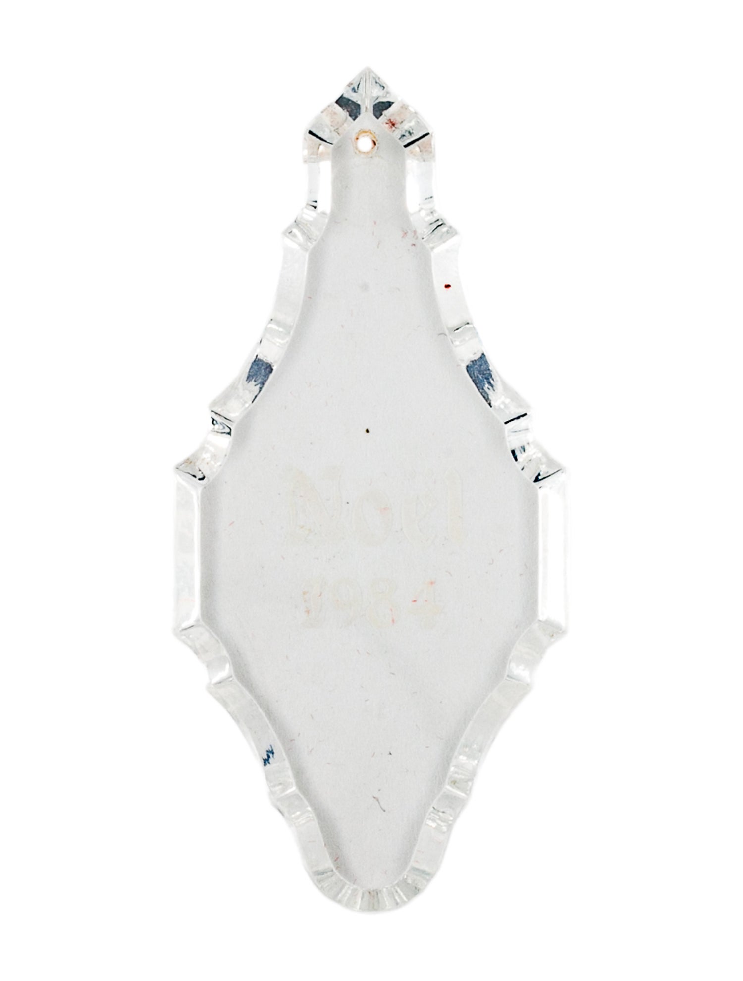 Baccarat Vintage Crystal Noel 1984 Holiday Ornament