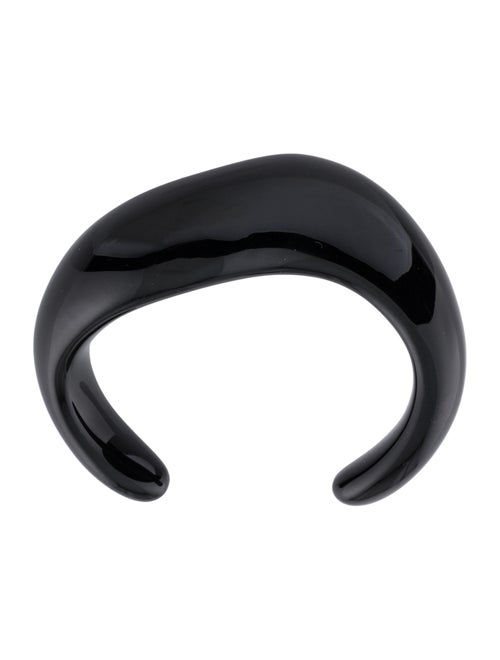 Baccarat Crystal Galet Cuff Bracelet