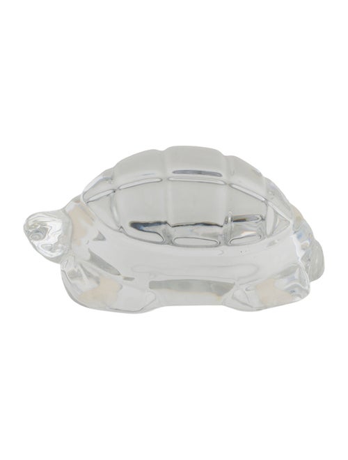 Baccarat Crystal Turtle Figurine