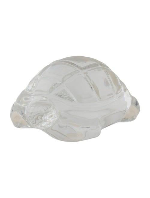 Baccarat Crystal Turtle Figurine