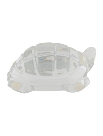 Baccarat Crystal Turtle Figurine