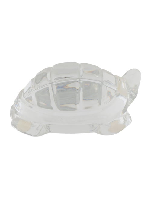 Baccarat Crystal Turtle Figurine