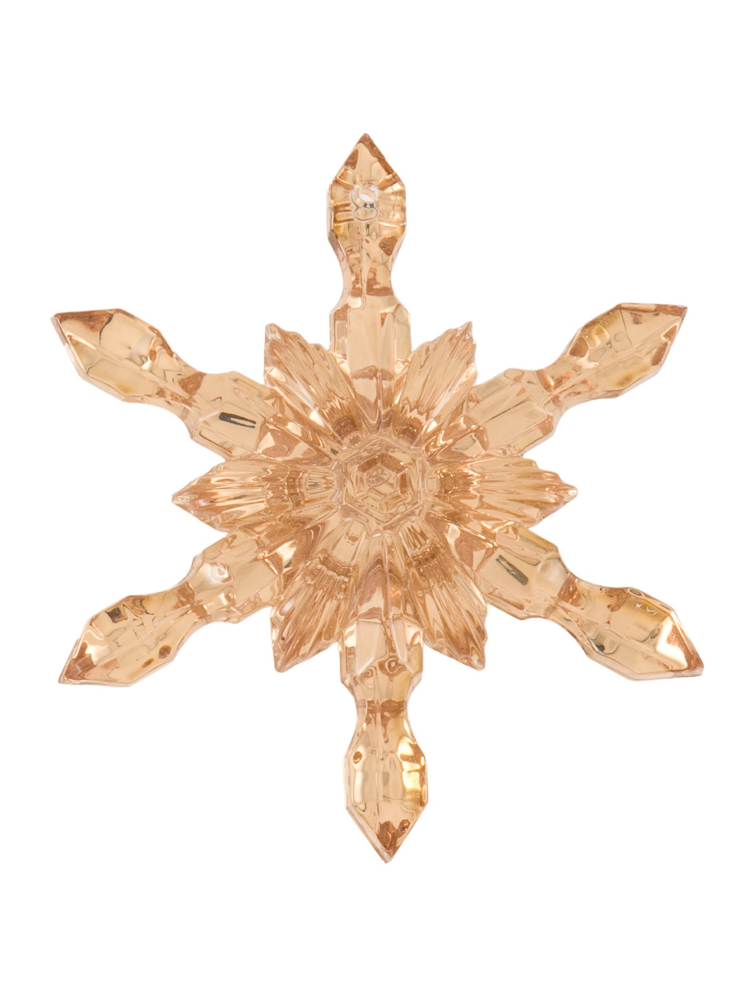 Baccarat Crystal Snowflake Ornament