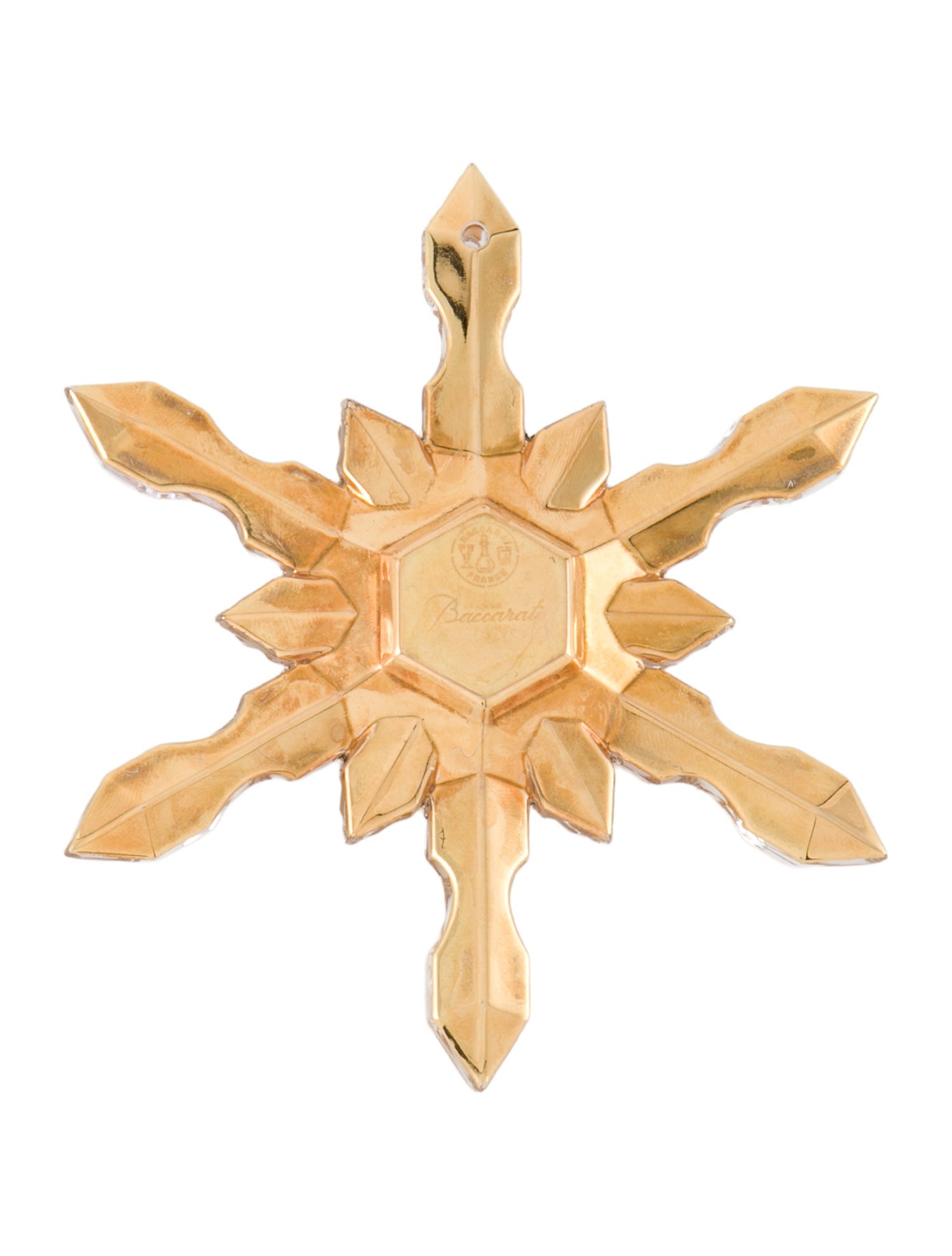 Baccarat Crystal Snowflake Ornament