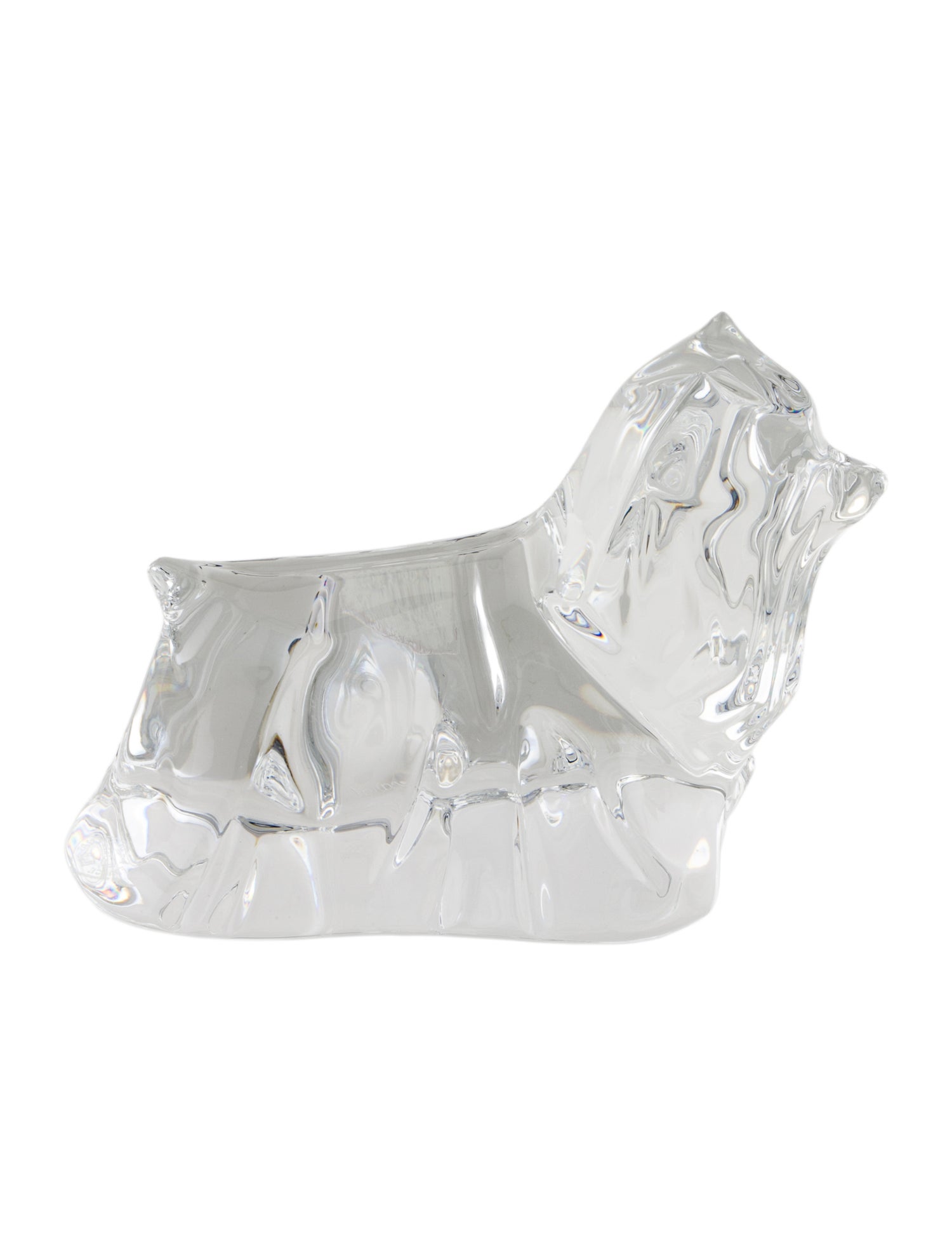 Baccarat Crystal Shih Tzu Dog Paperweight