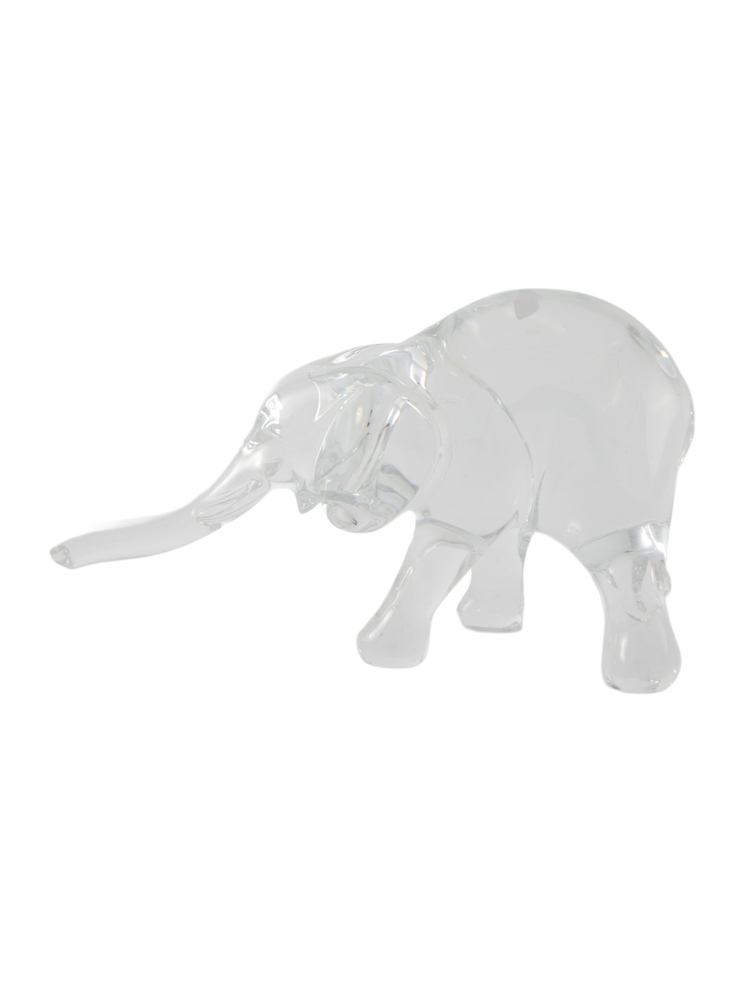 Baccarat Crystal Elephant Figurine