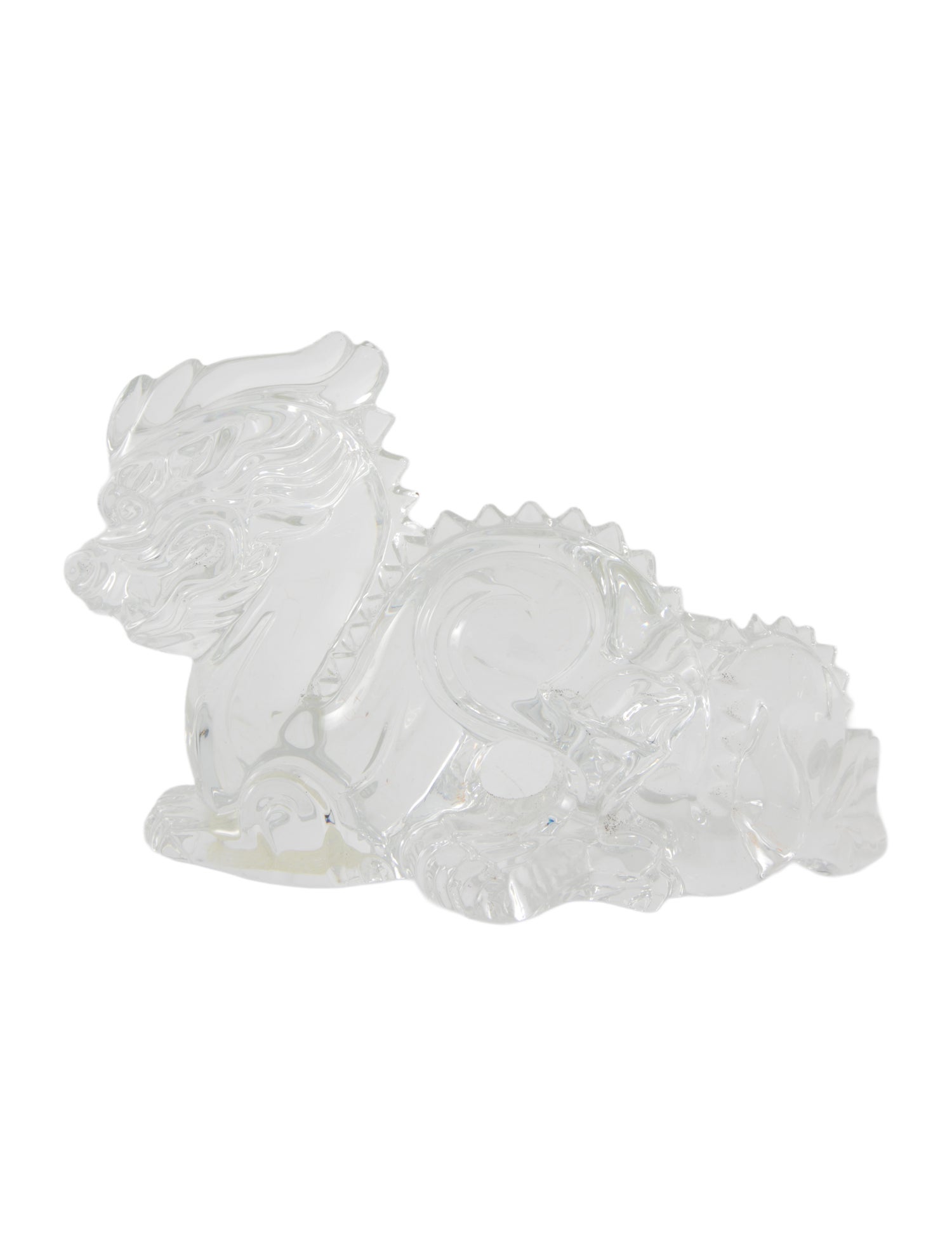 Baccarat Crystal Dragon Figurine