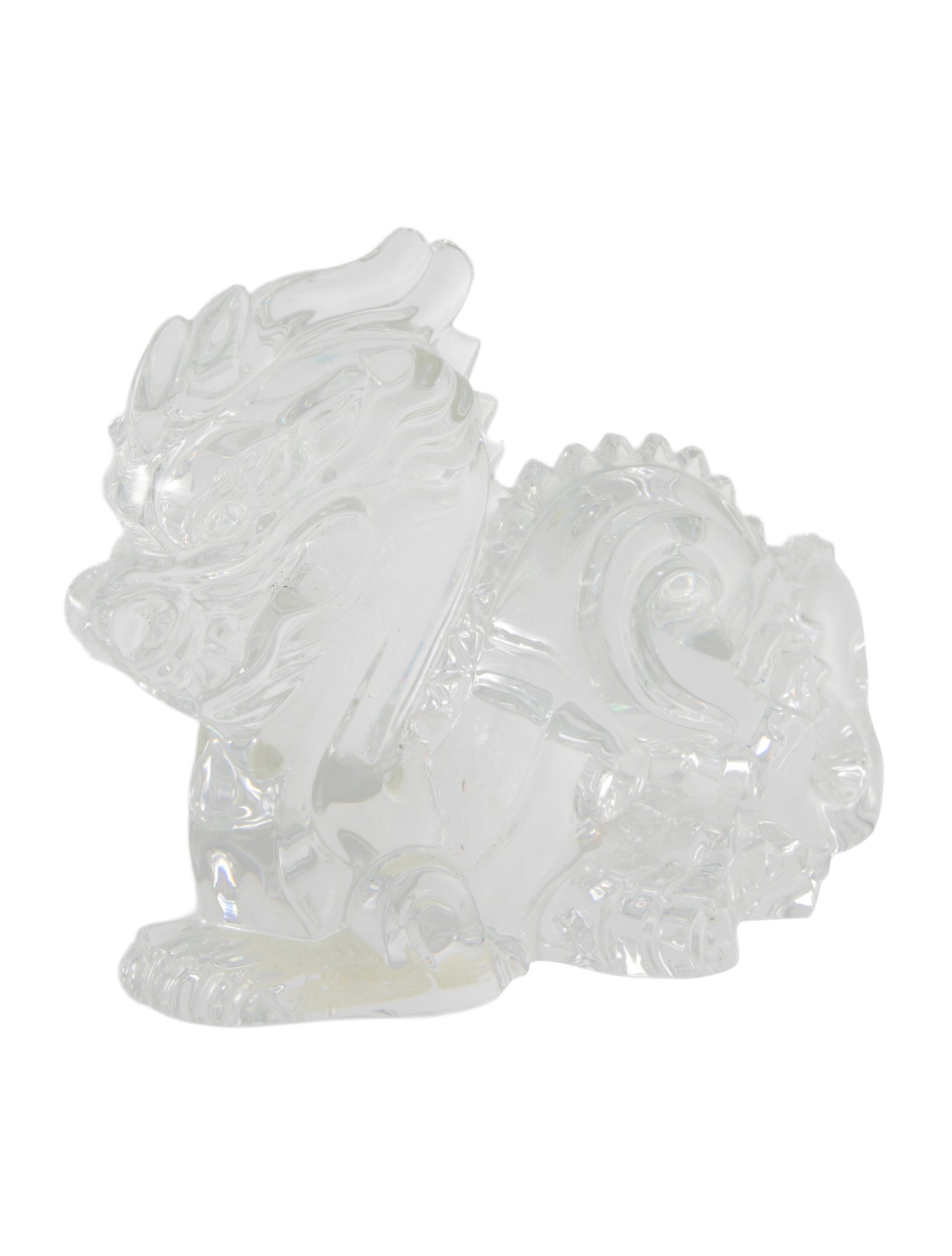 Baccarat Crystal Dragon Figurine