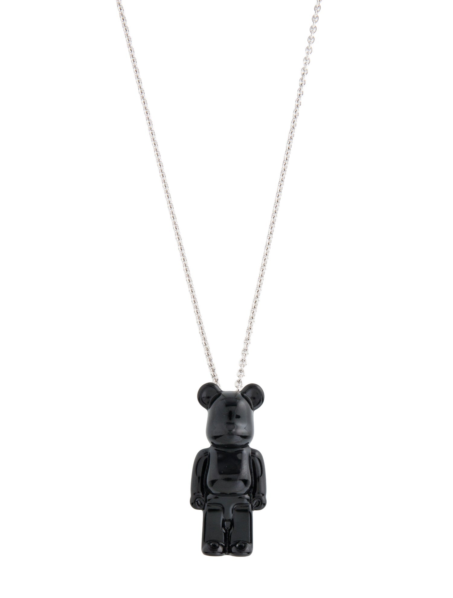 Baccarat Resin Bear Pendant Necklace