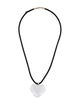 Baccarat Baccarat Crystal Heart Pendant Necklace