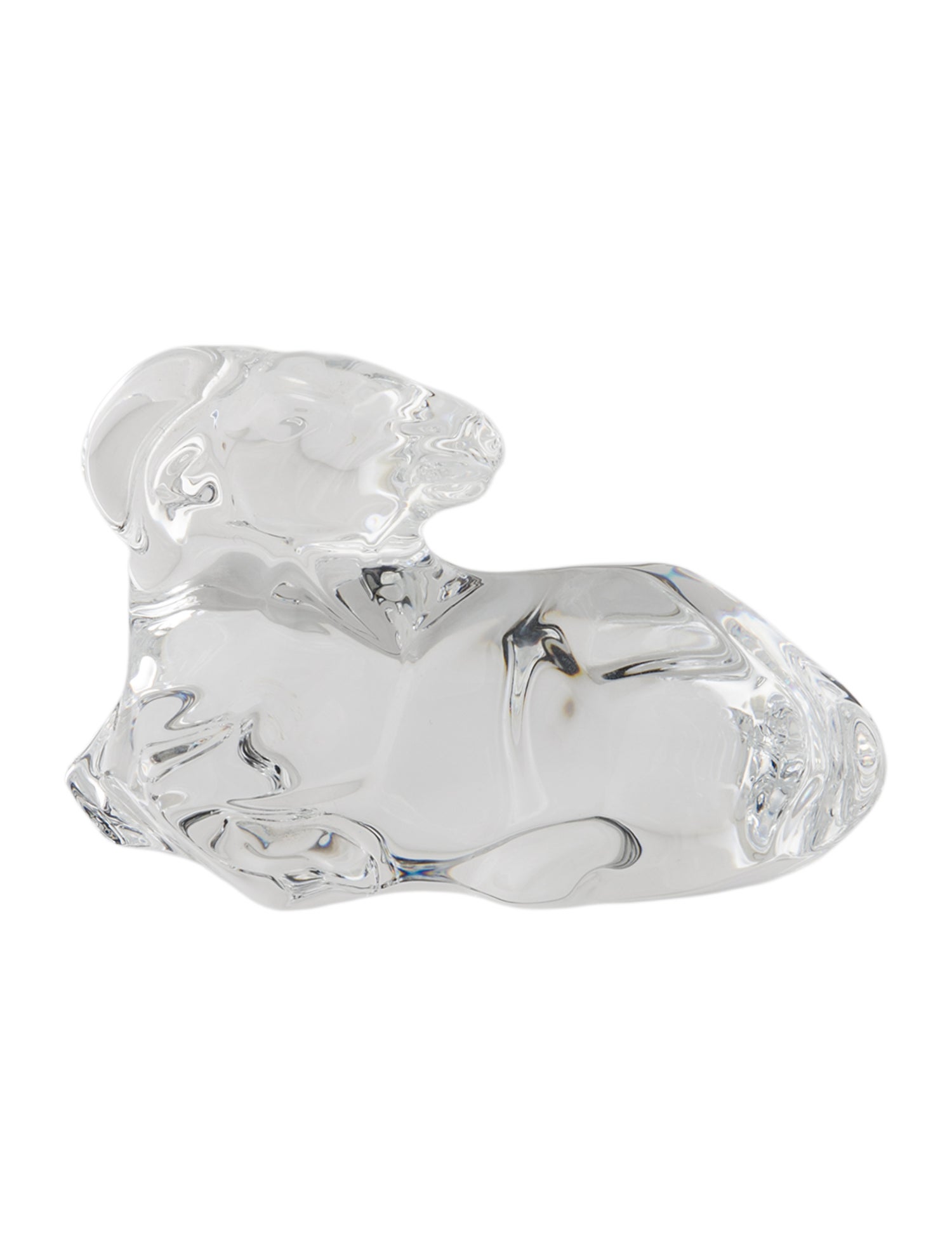Baccarat Crystal Ram Figurine