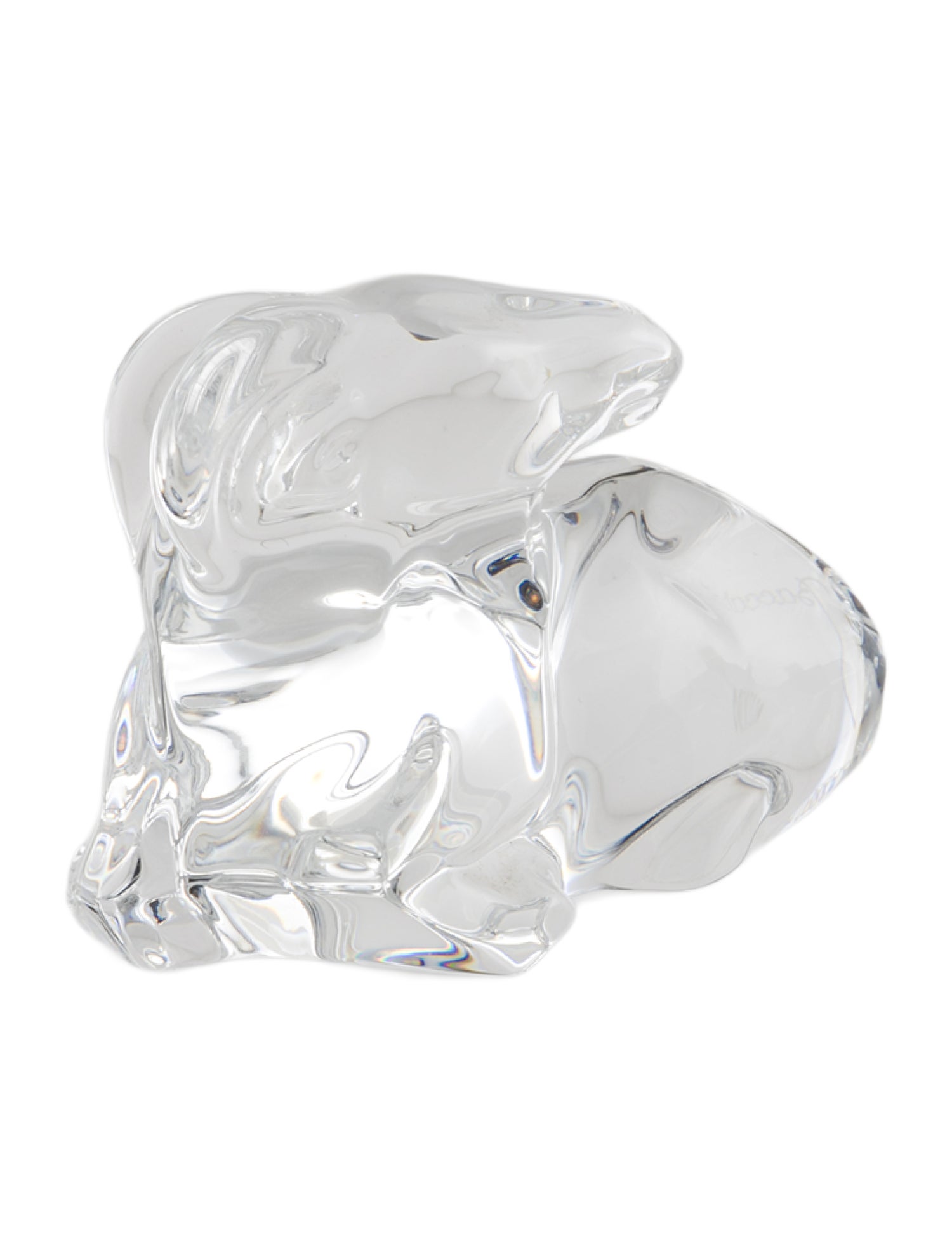 Baccarat Crystal Ram Figurine