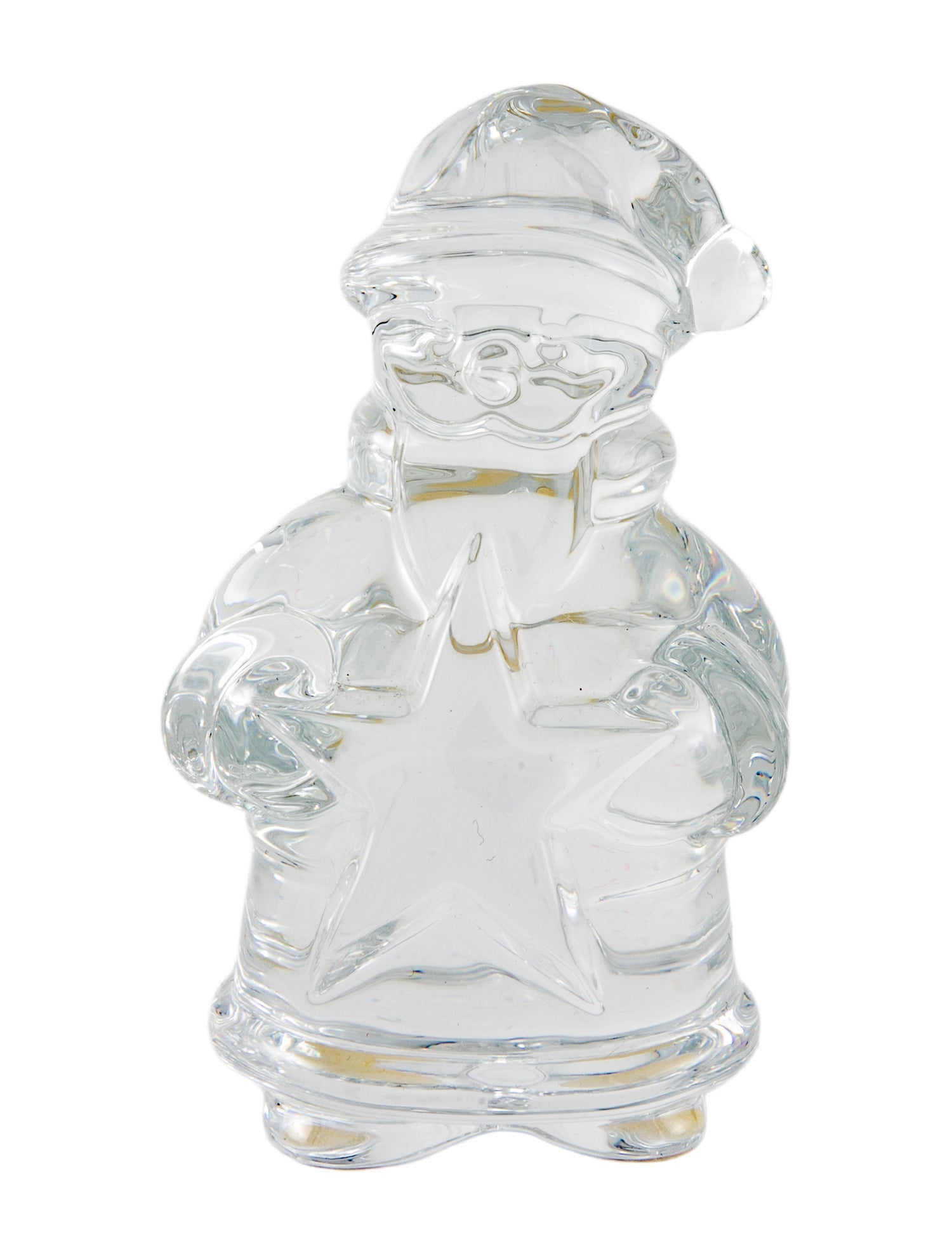 Baccarat Crystal Snowman Figurine