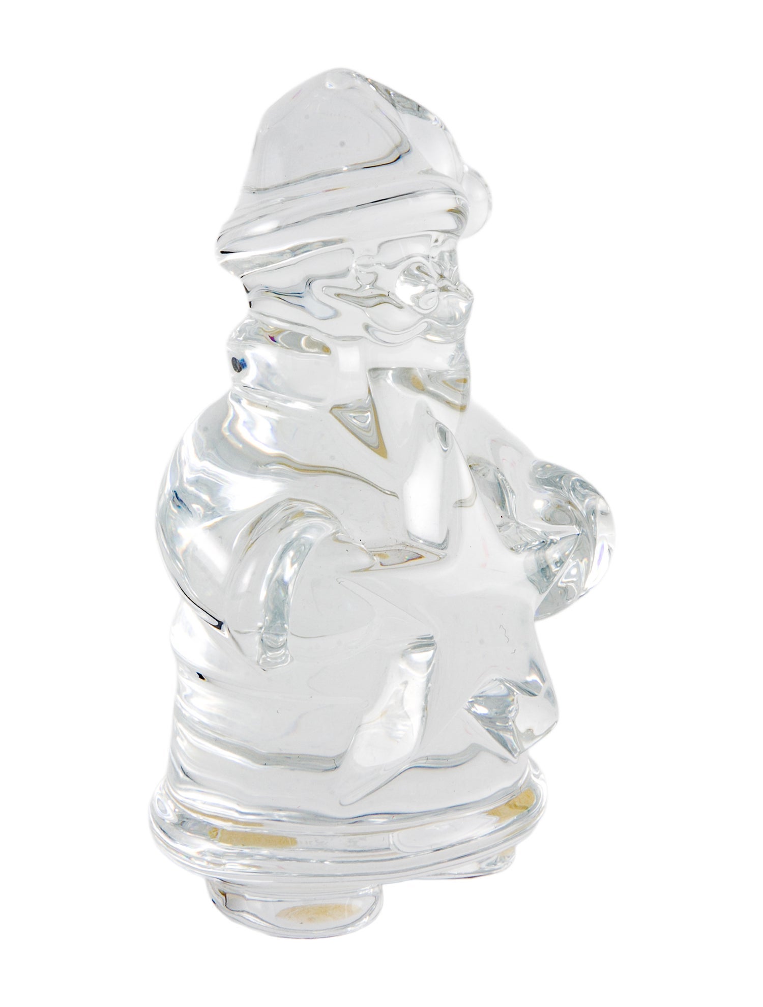 Baccarat Crystal Snowman Figurine