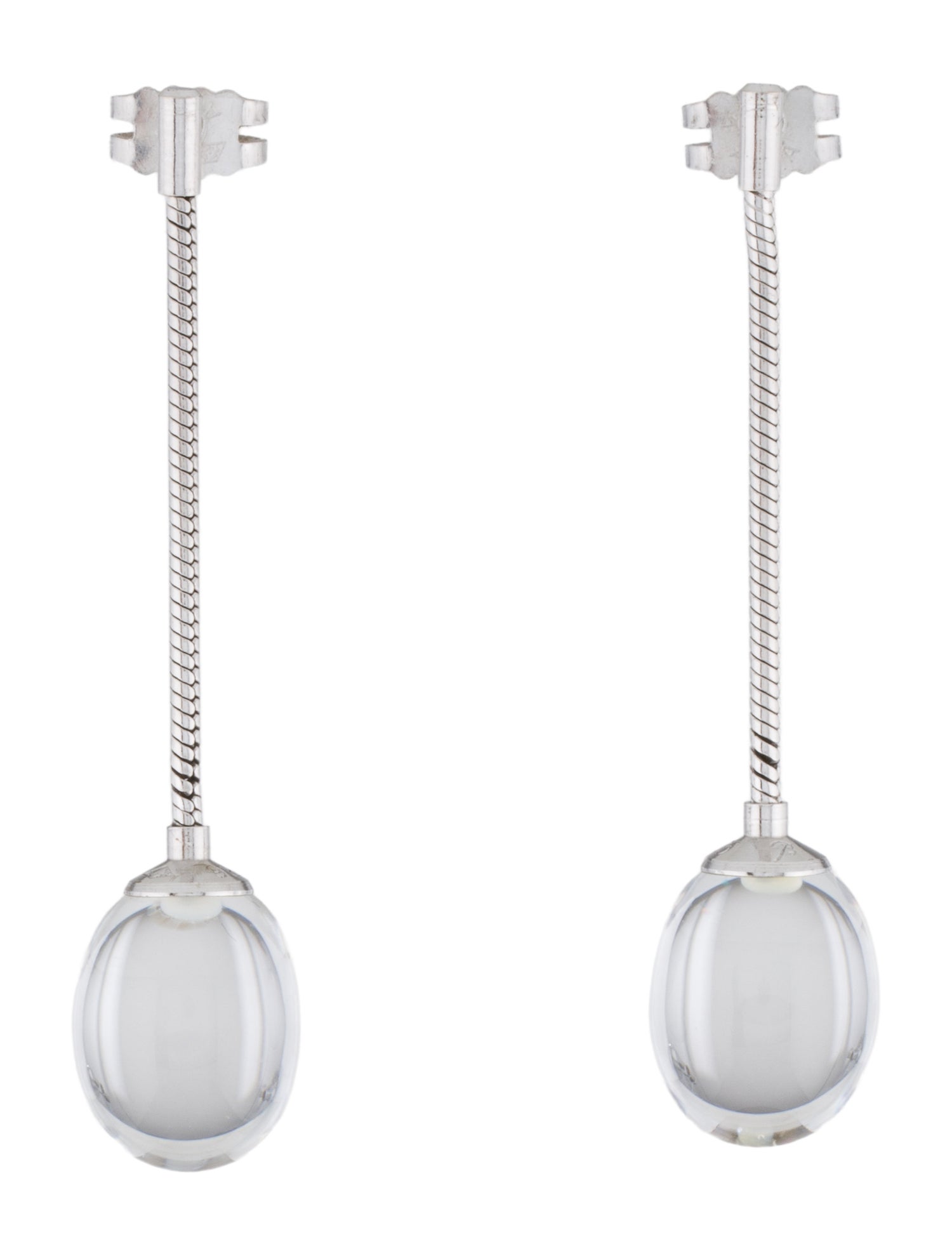 Baccarat Crystal Tentation Drop Earrings