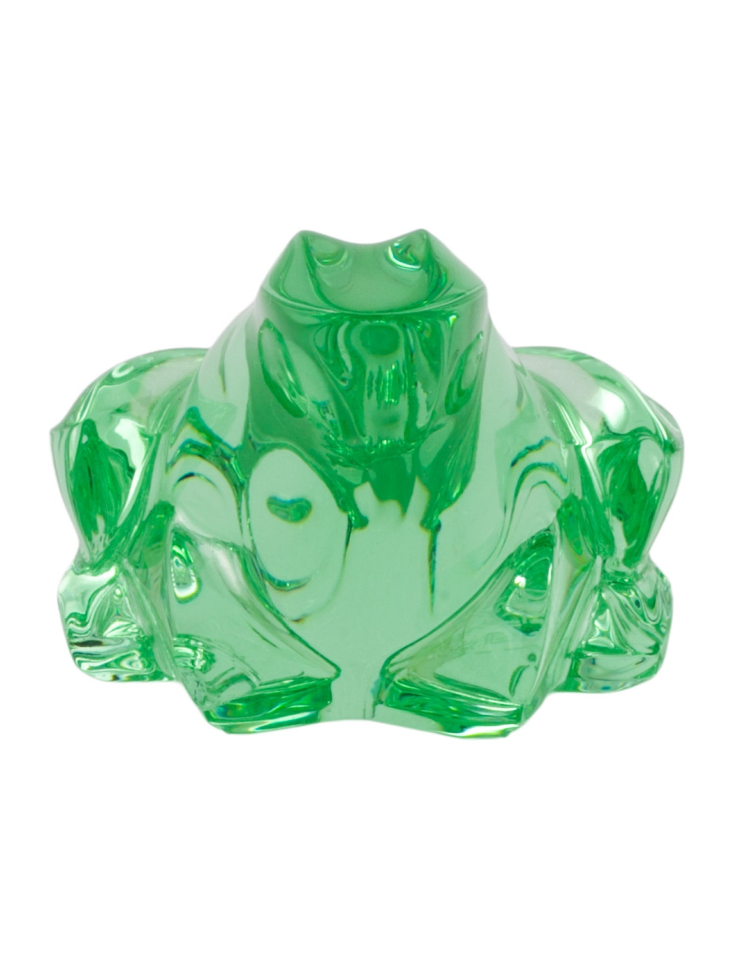 Baccarat Frog Figurine
