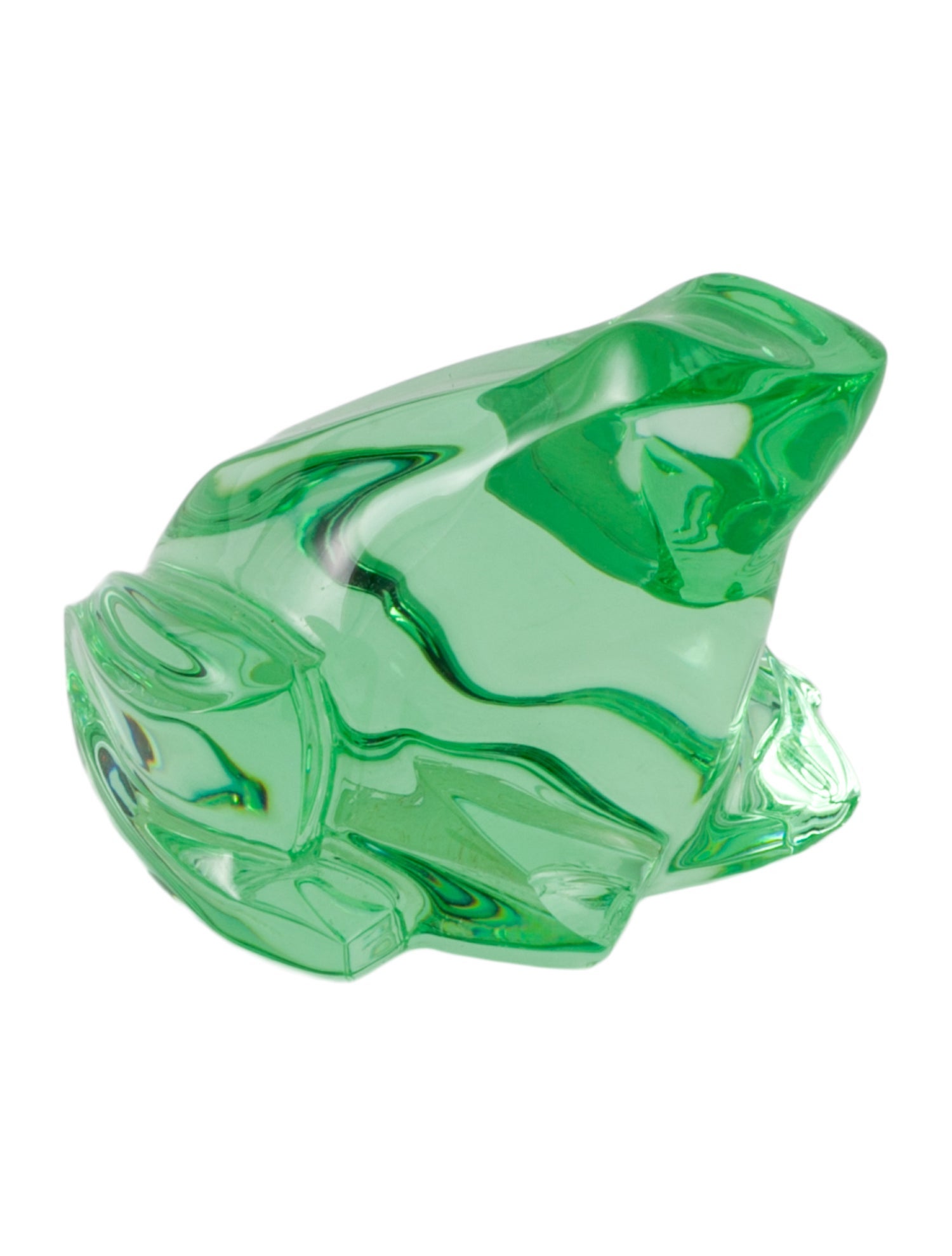 Baccarat Frog Figurine