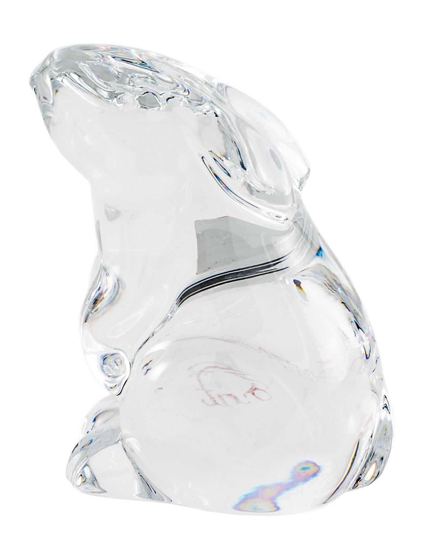 Baccarat Rabbit Crystal Figurine