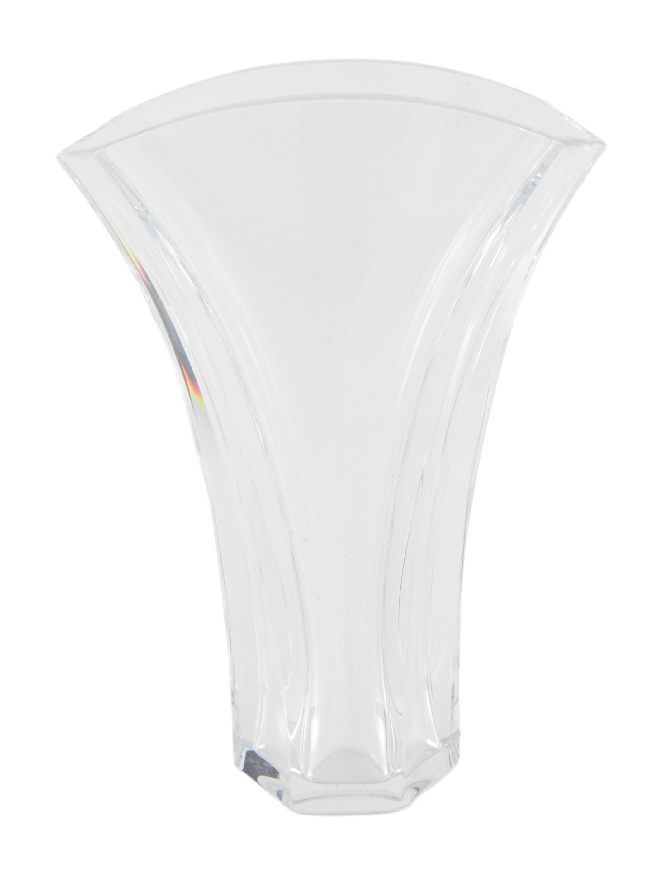 Baccarat Crystal Fan Vase