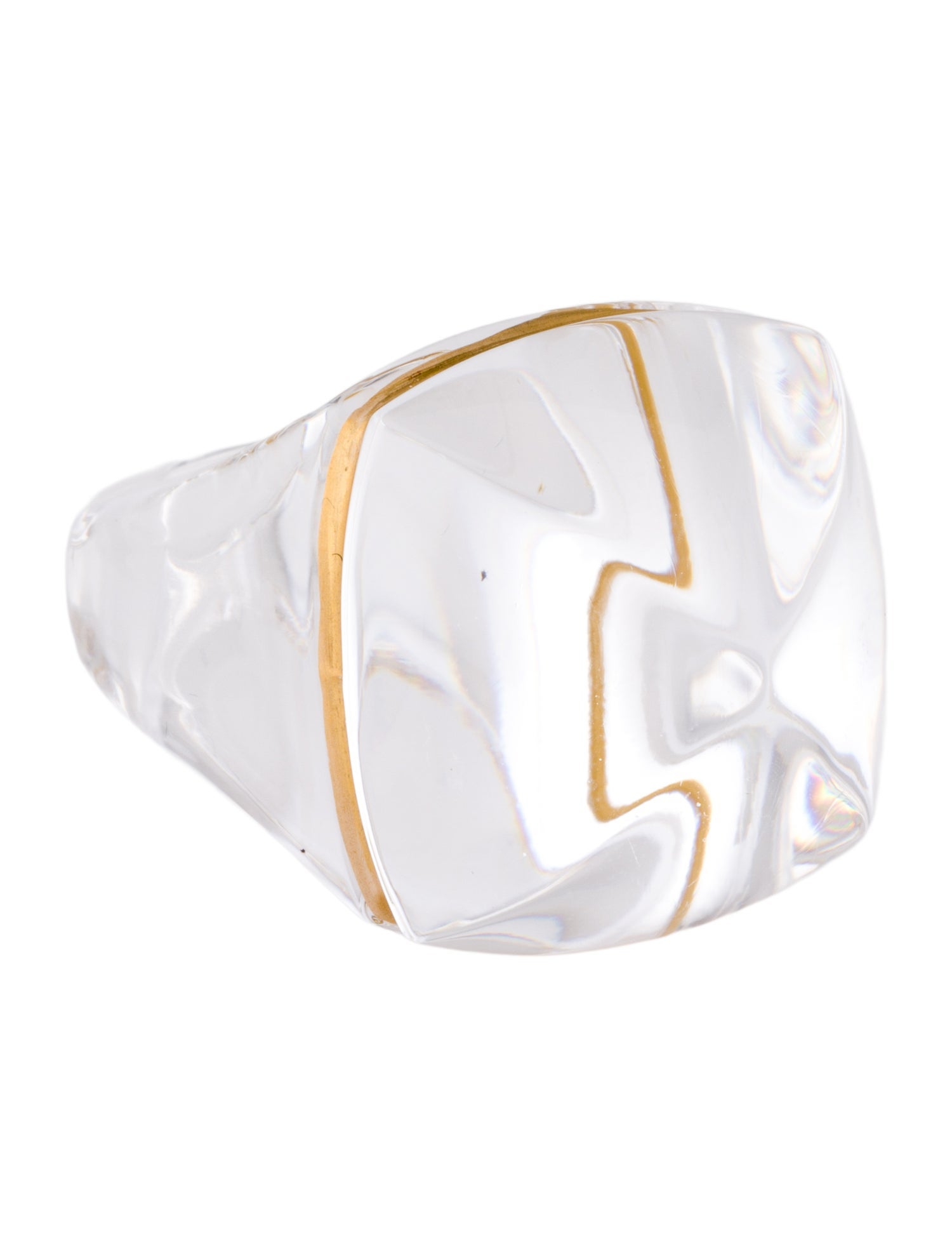 Baccarat Crystal Médicis Cocktail Ring